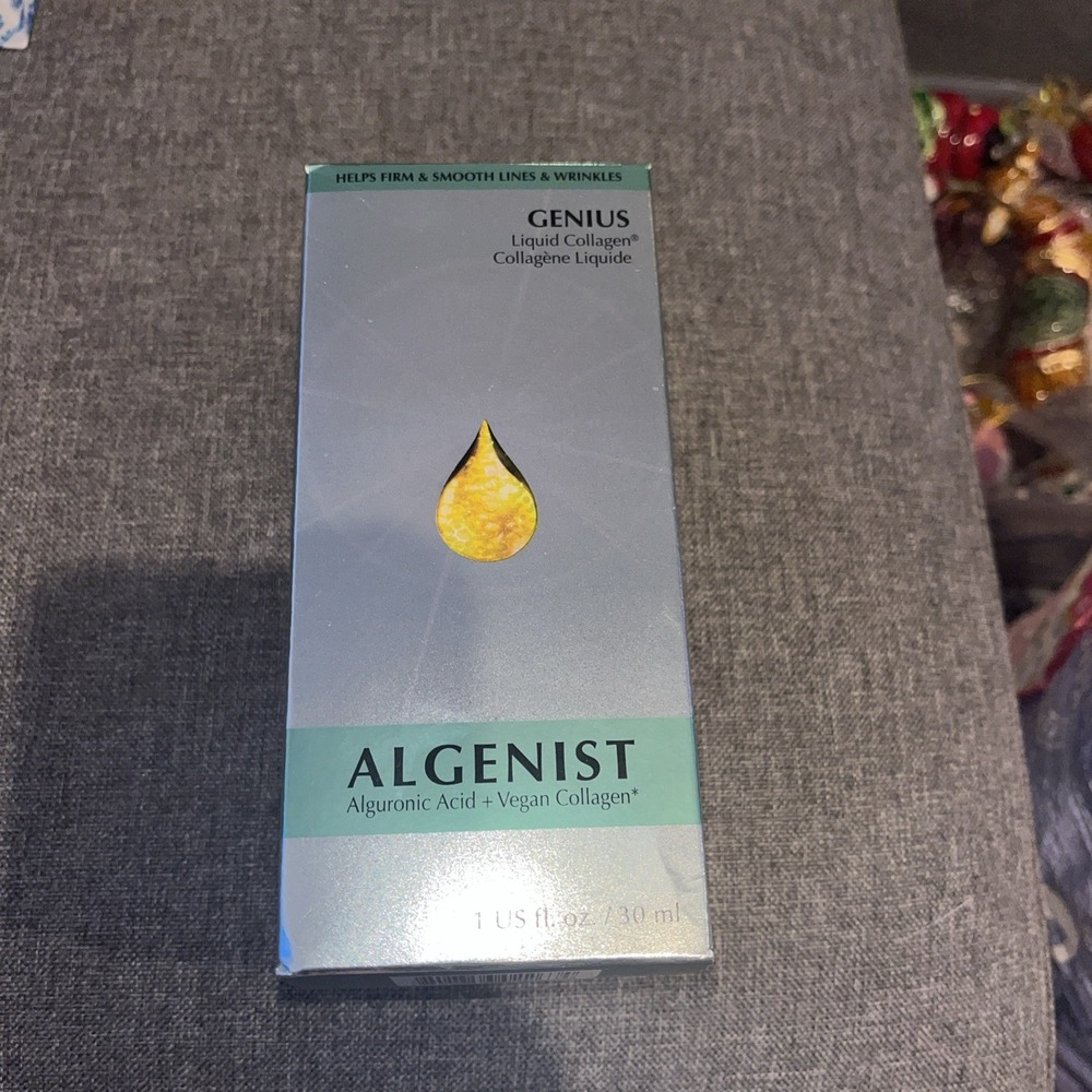 ALGENIST GENIUS Liquid Vegan Collagen 1 oz NEW AND SEALED in box